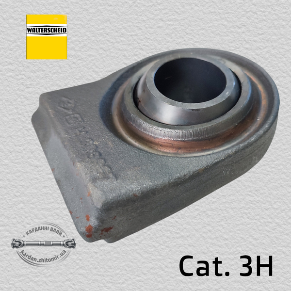 Шарнир нижней тяги навески гнутый CAT.3H B37-45 L80 90 Walterscheid 1307427, 307427, 309987 1307427 фото