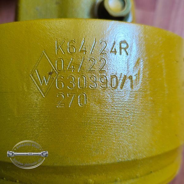 Муфта кулачкова K64/24R W2500 ZNP 1 3/4"-(20H) CC 270 UNLACKIERT Walterscheid 1135986, 59.104.44 1135986 фото