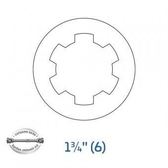 Муфта со срезным болтом KB61/20 W2400 KNP 1 3/4"-(6) KF R56 M10 292 Walterscheid 1360923, 57.170.18 1360923 фото