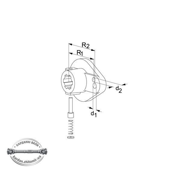 Муфта со срезным болтом KB61/20 W2500 KNP 1 3/4"-(20) KF R56 M10 292 Walterscheid 1382986, 57.179.18 1382986 фото