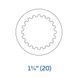 Муфта со срезным болтом KB61/20 W2500 KNP 1 3/4"-(20) KF R56 M10 292 Walterscheid 1382986, 57.179.18 1382986 фото 3