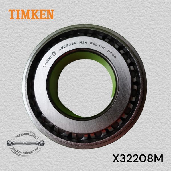 32208 TIMKEN Подшипник роликовый конический 40X80X24.75 (X32208M+Y32208M), 7508, HI-CAP32208JR, VKHB2020 32202 фото